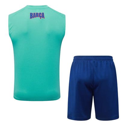 Completino Canottiera Barcelona 26/27 Azzurro