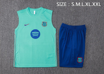 Completino Canottiera Barcelona 26/27 Azzurro