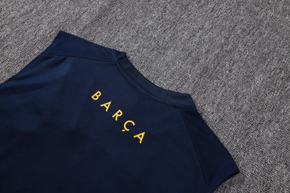 Completino Canottiera Barcelona 26/27 Uomo Blu Navy | Kit Allenamento - CalcioVivo