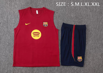 Completino Canottiera Barcelona 26/27 Uomo Bordeaux | Kit Allenamento