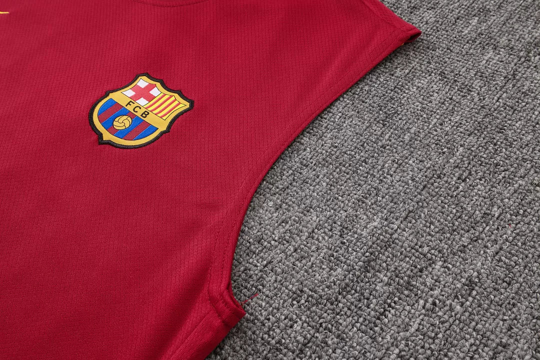 Completino Canottiera Barcelona 26/27 Uomo Bordeaux | Kit Allenamento