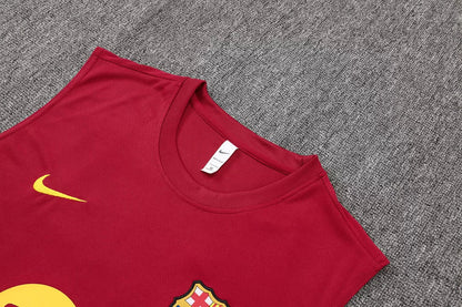 Completino Canottiera Barcelona 26/27 Uomo Bordeaux | Kit Allenamento
