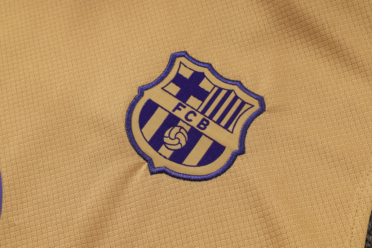 Completino Canottiera Barcelona 26/27 Uomo Oro | Kit Allenamento - CalcioVivo