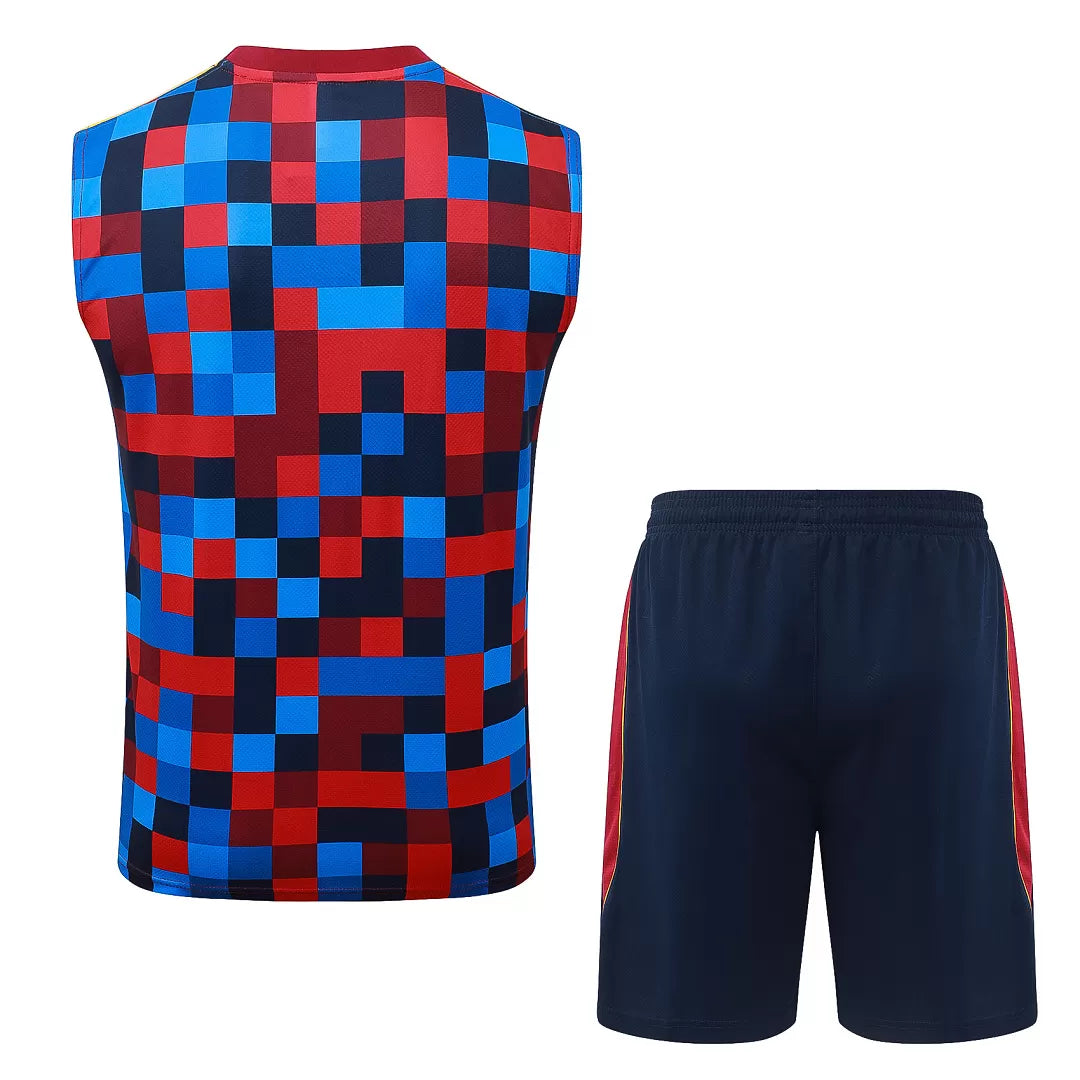 Completino Canottiera Barcelona 26/27 Uomo Multicolore | Kit Allenamento