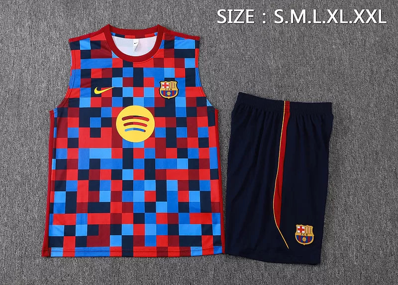 Completino Canottiera Barcelona 26/27 Uomo Multicolore | Kit Allenamento