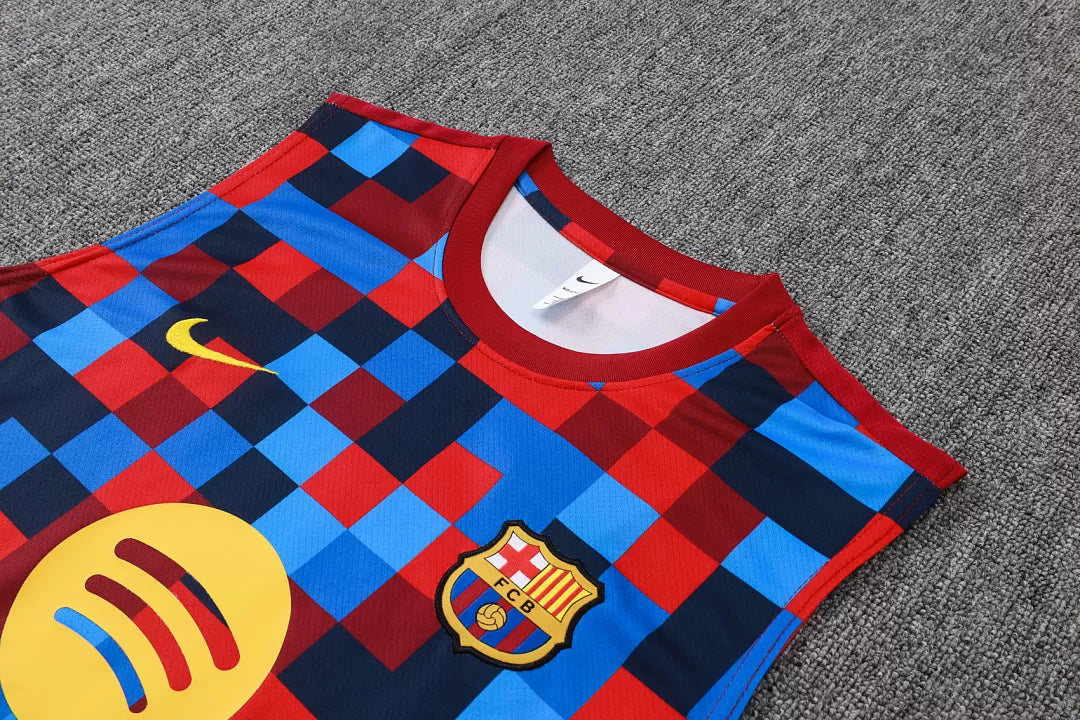 Completino Canottiera Barcelona 26/27 Uomo Multicolore | Kit Allenamento