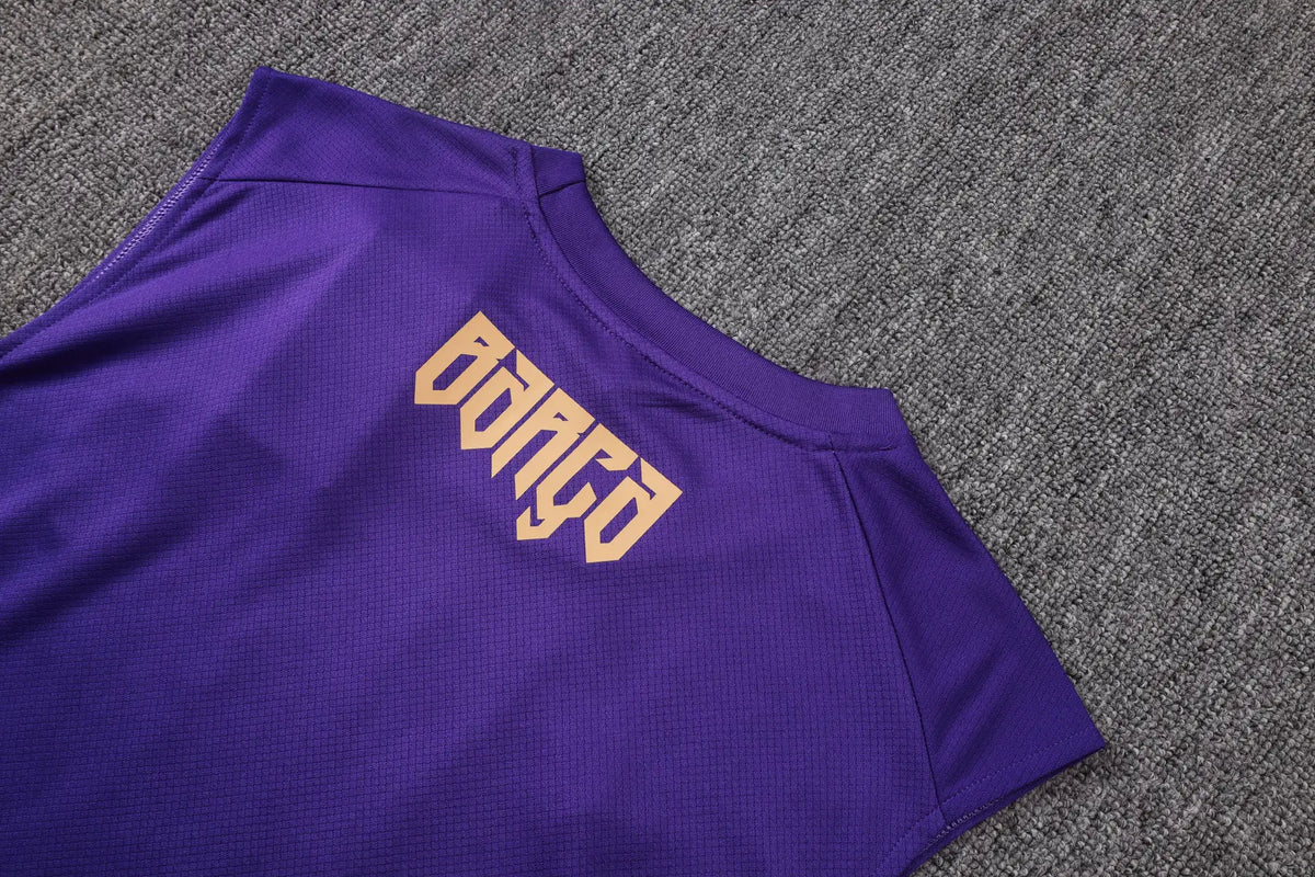 Completino Canottiera Barcelona 26/27 Uomo Viola | Kit Allenamento - CalcioVivo