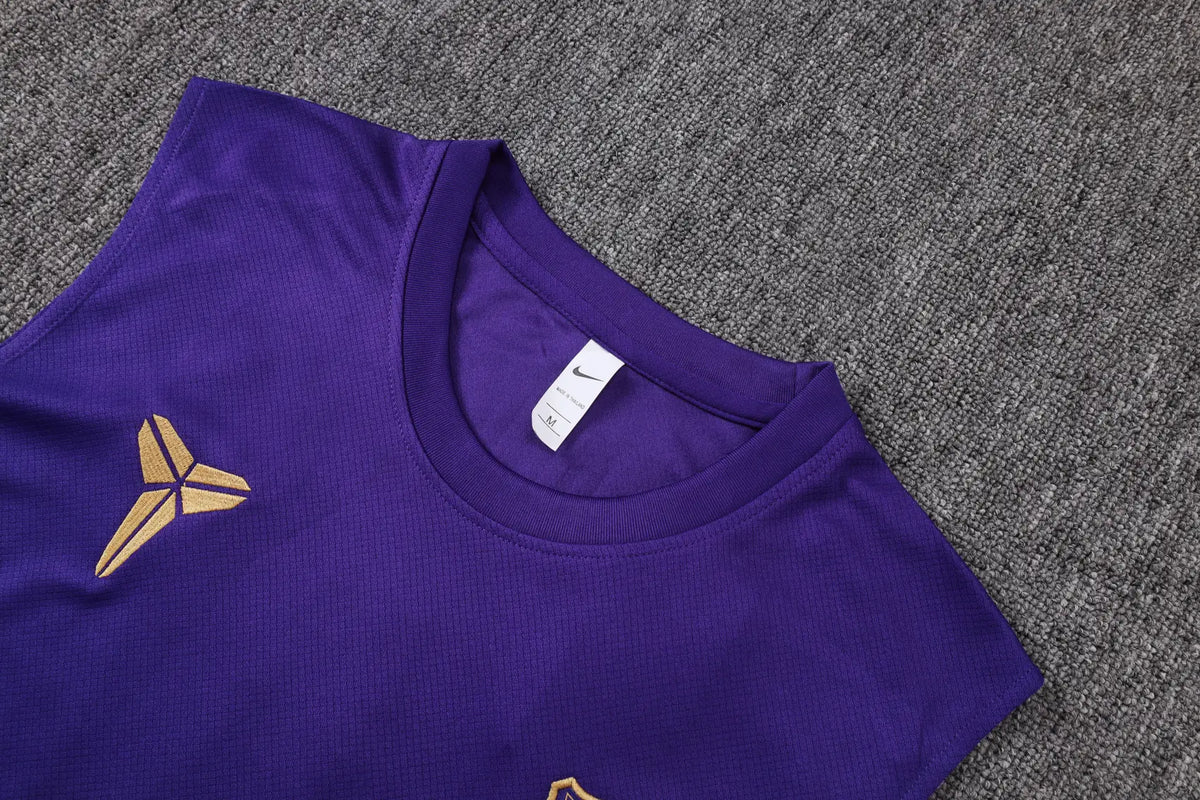 Completino Canottiera Barcelona 26/27 Uomo Viola | Kit Allenamento - CalcioVivo