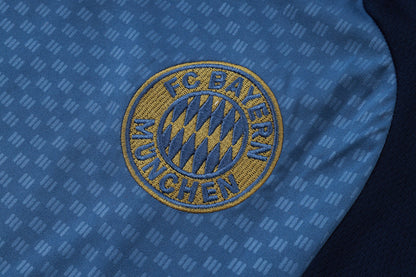 Completino Canottiera Bayern Munich 26/27 Uomo Blu Navy | Kit Allenamento