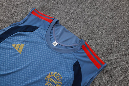 Completino Canottiera Bayern Munich 26/27 Uomo Blu Navy | Kit Allenamento