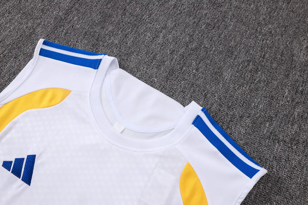 Completino Canottiera Boca Juniors 26/27 Uomo Bianco | Kit Allenamento - CalcioVivo