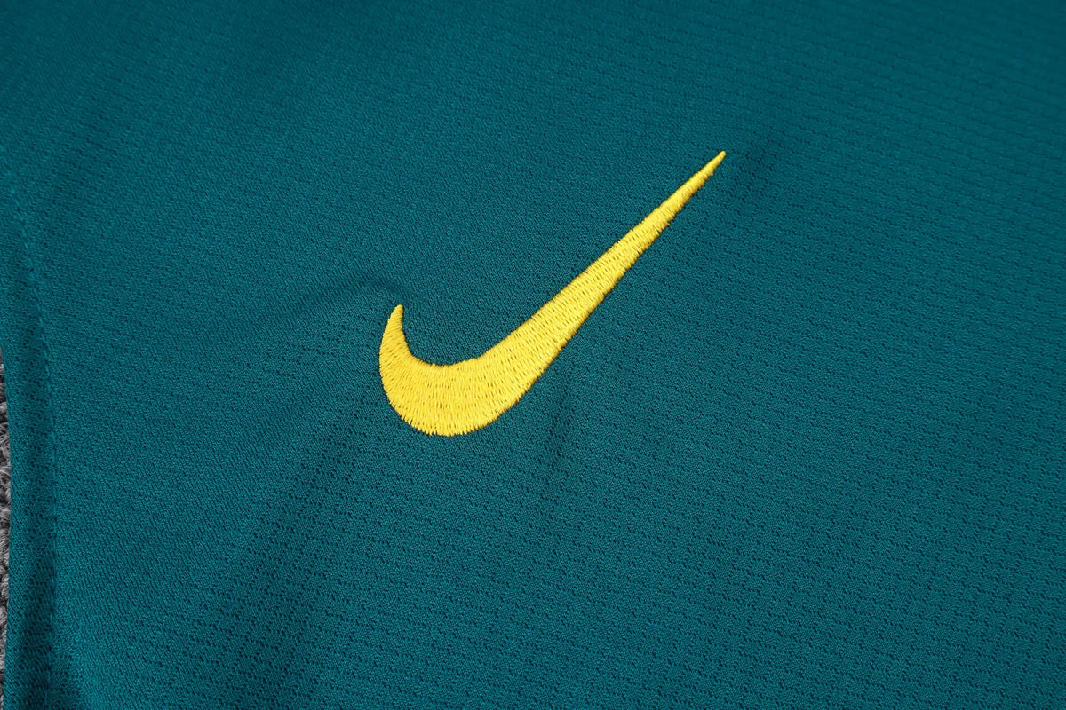 Completino Canottiera Brasile 26/27 Uomo Verde Petrolio | Kit Allenamento - CalcioVivo