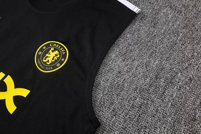 Completino Canottiera Chelsea 26/27 Uomo Nero | Kit Allenamento - CalcioVivo