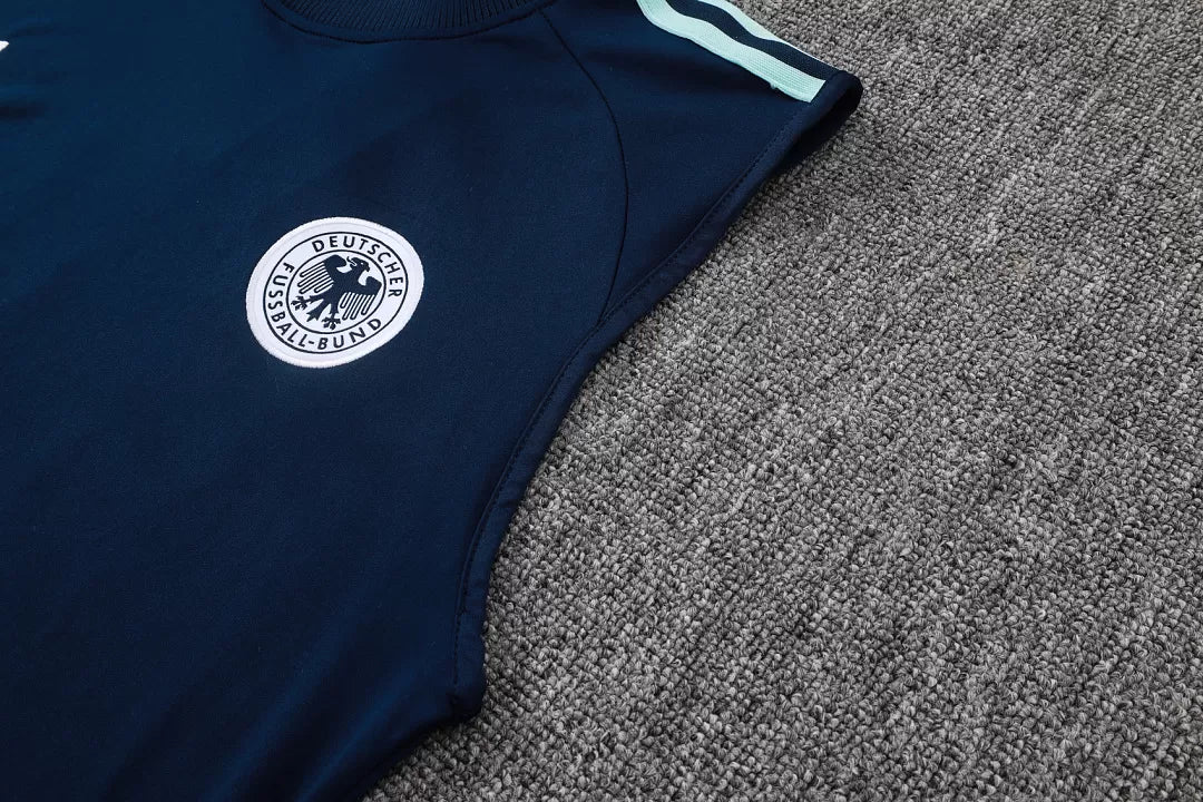 Completino Canottiera Germania 26/27 Uomo Blu Navy | Kit Allenamento