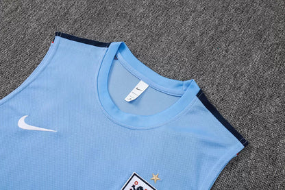 Completino Canottiera Inghilterra 26/27 Uomo Azzurro | Kit Allenamento