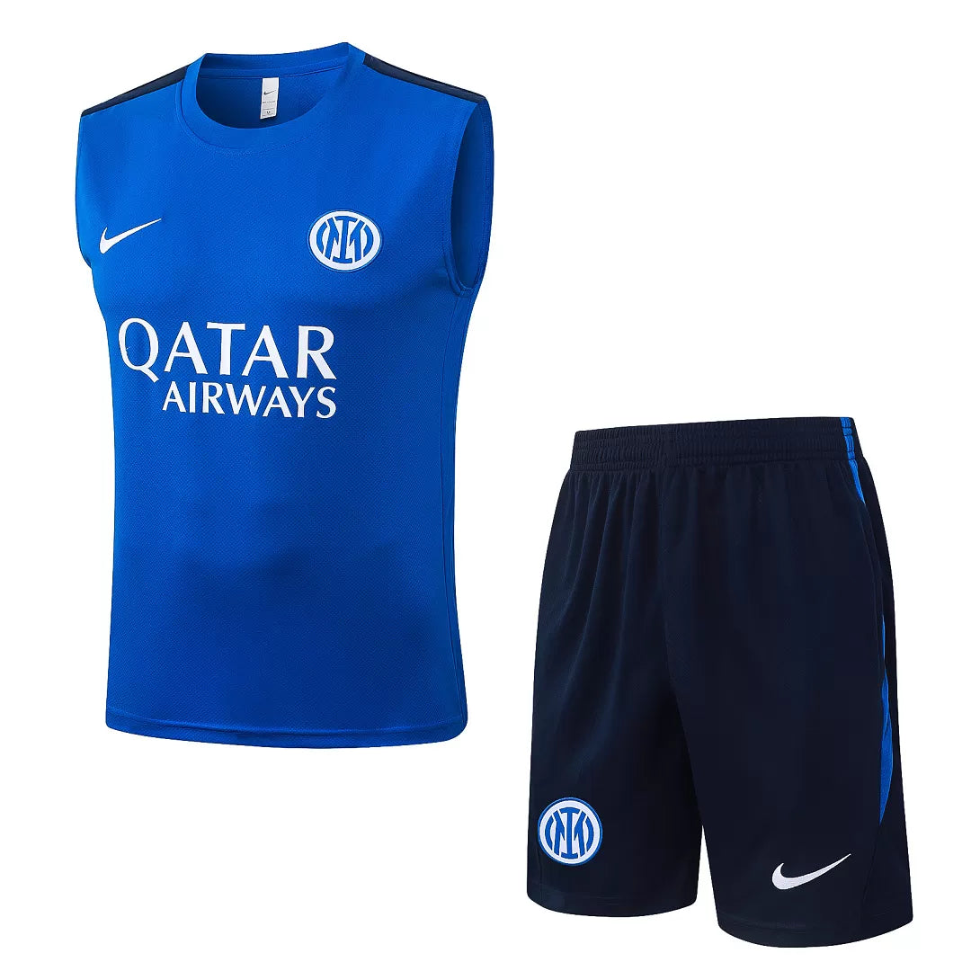 Completino Canottiera Inter 26/27 Uomo Blu | Kit Allenamento - CalcioVivo