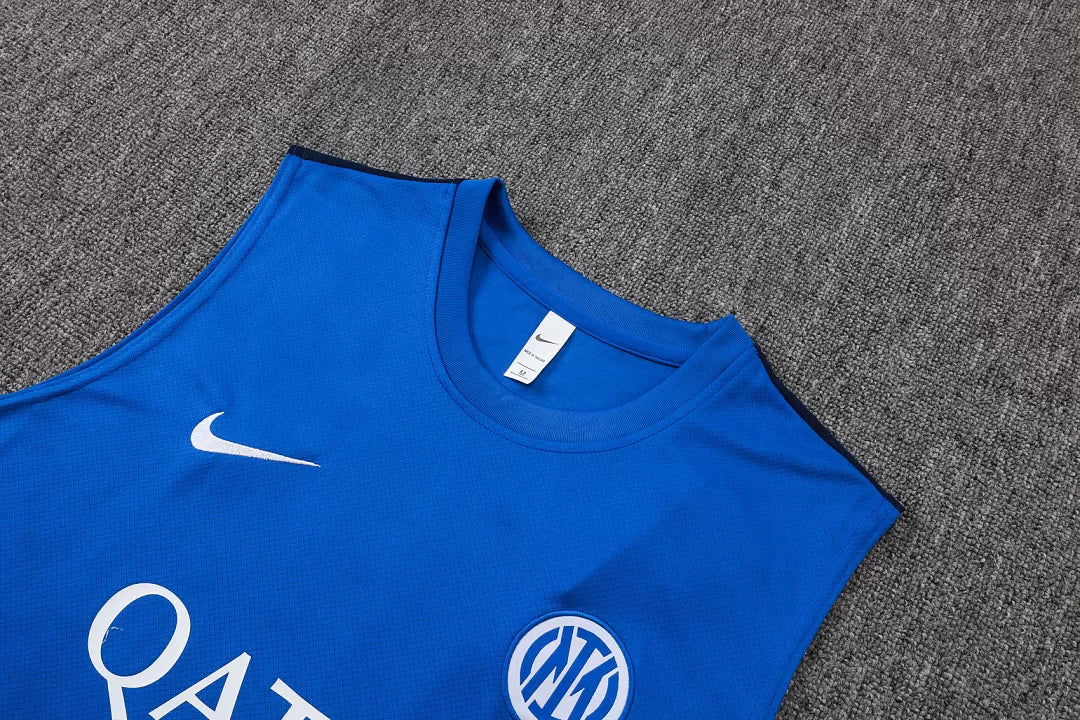 Completino Canottiera Inter 26/27 Uomo Blu | Kit Allenamento - CalcioVivo