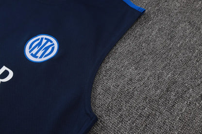 Completino Canottiera Inter Milan 26/27 Uomo Blu Navy | Kit Allenamento - CalcioVivo