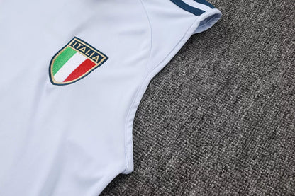 Completino Canottiera Italia 26/27 Uomo Azzurro e Blu Navy | Kit Allenamento
