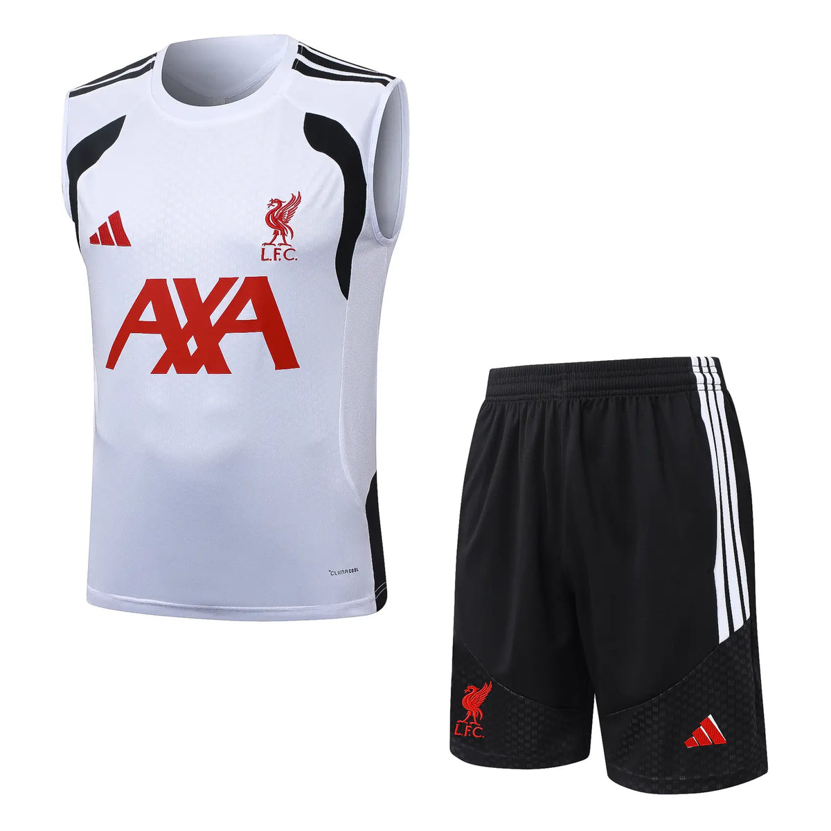 Completino Canottiera Liverpool 26/27 Uomo Bianco | Kit Allenamento - CalcioVivo