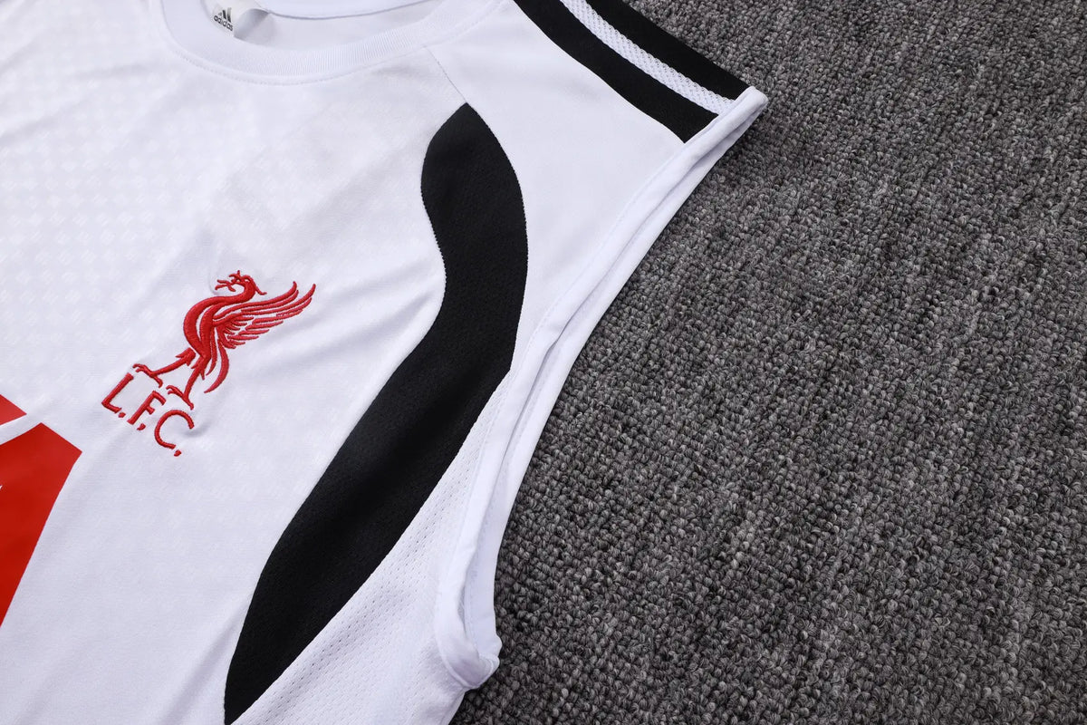 Completino Canottiera Liverpool 26/27 Uomo Bianco | Kit Allenamento - CalcioVivo