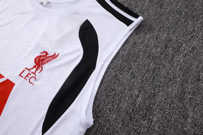 Completino Canottiera Liverpool 26/27 Uomo Bianco | Kit Allenamento - CalcioVivo