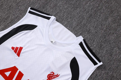 Completino Canottiera Liverpool 26/27 Uomo Bianco | Kit Allenamento - CalcioVivo