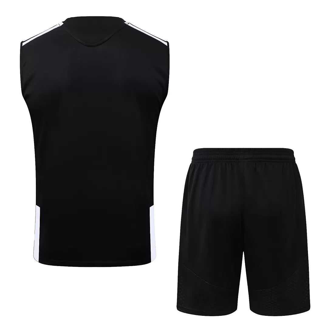 Completino Canottiera Liverpool 26/27 Uomo Nero | Kit Allenamento - CalcioVivo