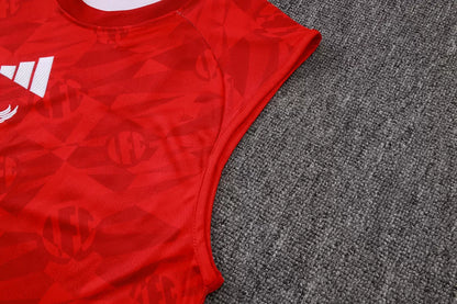 Completino Canottiera Liverpool 26/27 Uomo Rosso e Nero | Kit Allenamento - CalcioVivo