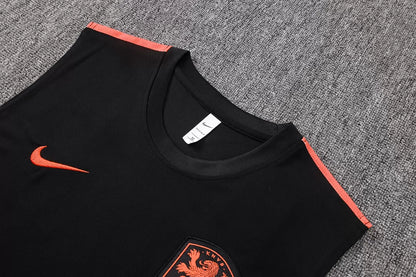 Completino Canottiera Olanda 26/27 Uomo Nero | Kit Allenamento