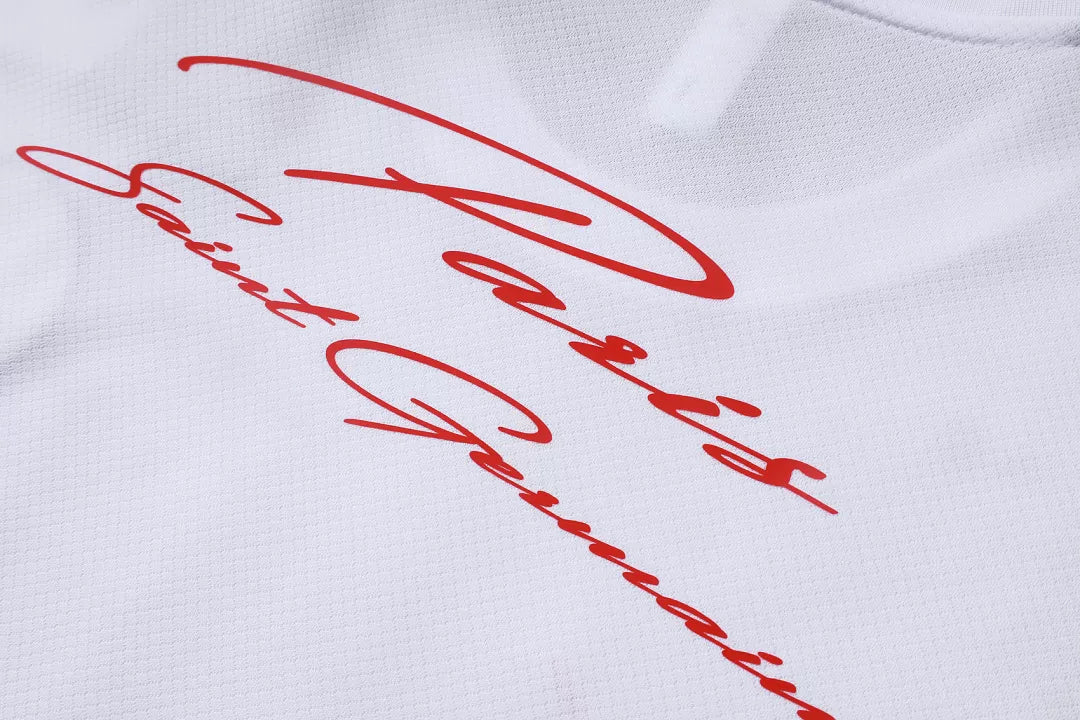 Completino Canottiera PSG 26/27 Uomo Bianco | Kit Allenamento