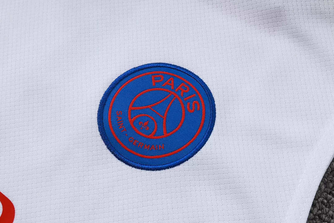 Completino Canottiera PSG 26/27 Uomo Bianco | Kit Allenamento
