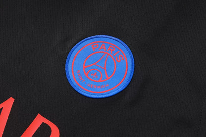 Completino Canottiera PSG 26/27 Uomo Nero | Kit Allenamento