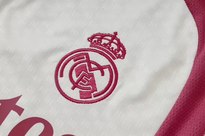 Completino Canottiera Real Madrid 26/27 Uomo Bianco e Rosa | Kit Allenamento - CalcioVivo