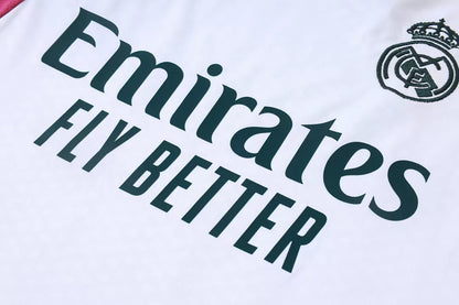 Completino Canottiera Real Madrid 26/27 Uomo Bianco | Kit Allenamento
