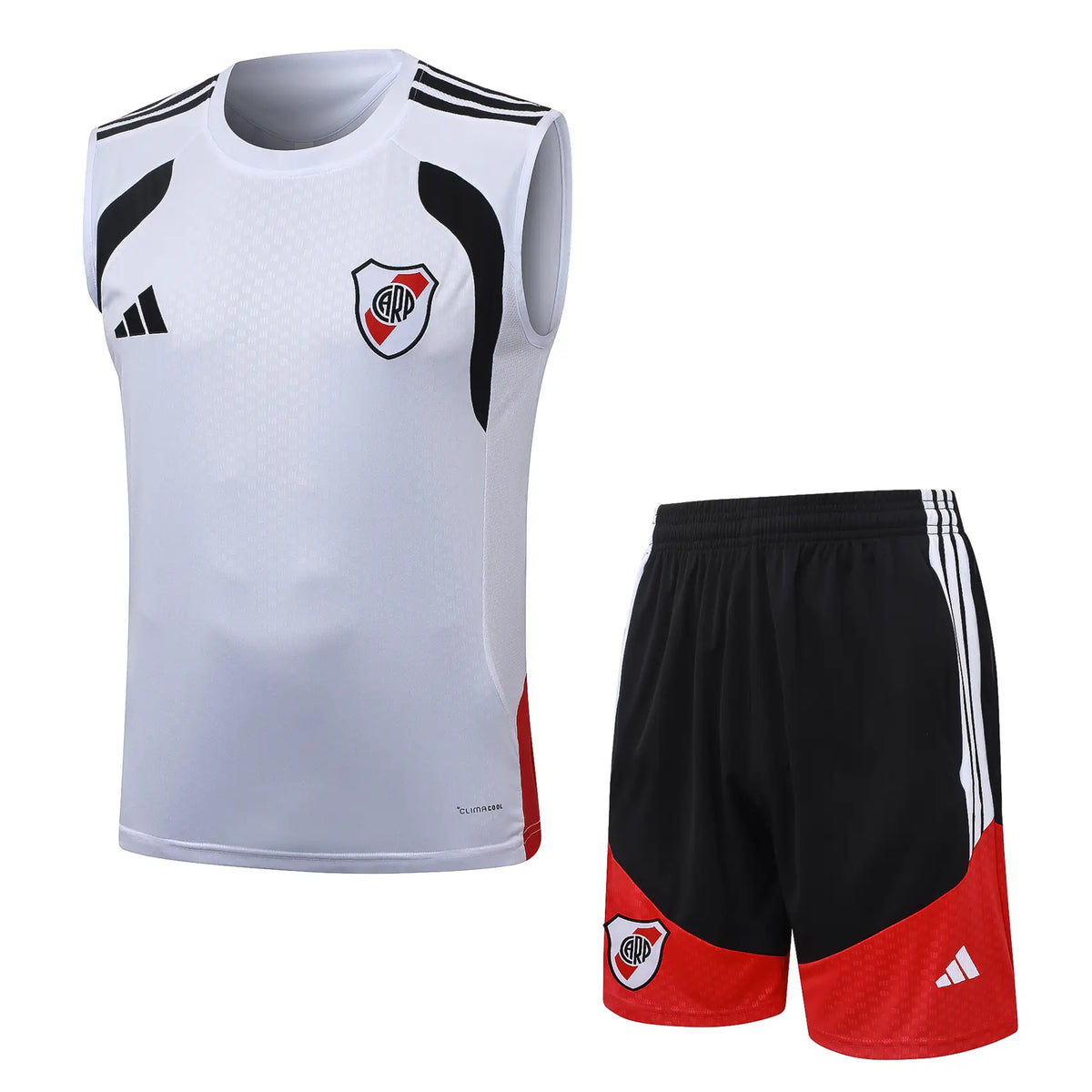 Completino Canottiera River Plate 26/27 Uomo Bianco | Kit Allenamento - CalcioVivo