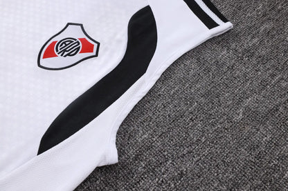 Completino Canottiera River Plate 26/27 Uomo Bianco | Kit Allenamento - CalcioVivo