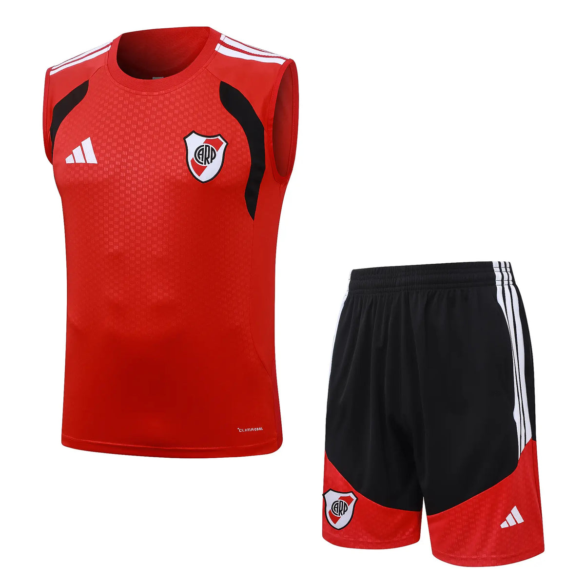 Completino Canottiera River Plate 26/27 Uomo Rosso | Kit Allenamento - CalcioVivo