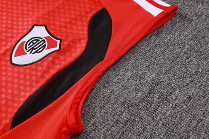 Completino Canottiera River Plate 26/27 Uomo Rosso | Kit Allenamento - CalcioVivo