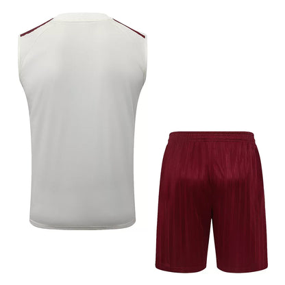 Completino Canottiera Spagna 26/27 Uomo Bianco/Bordeaux | Kit Allenamento