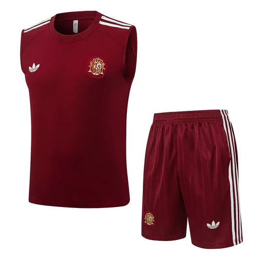 Completino Canottiera Spagna 26/27 Uomo Bordeaux | Kit Allenamento