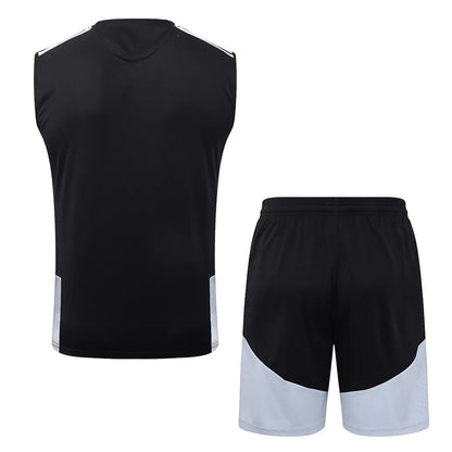 Completino Canottiera Spagna 26/27 Uomo Nero | Kit Allenamento - CalcioVivo