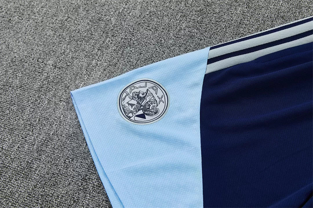 Completino Manica Corta Ajax 26/27 Uomo Azzurro | Kit Allenamento
