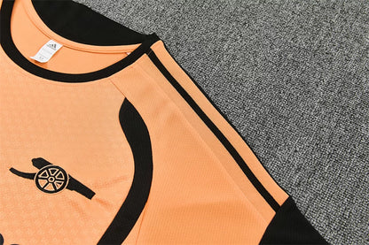 Completino Manica Corta Arsenal 26/27 Uomo Arancione | Kit Allenamento