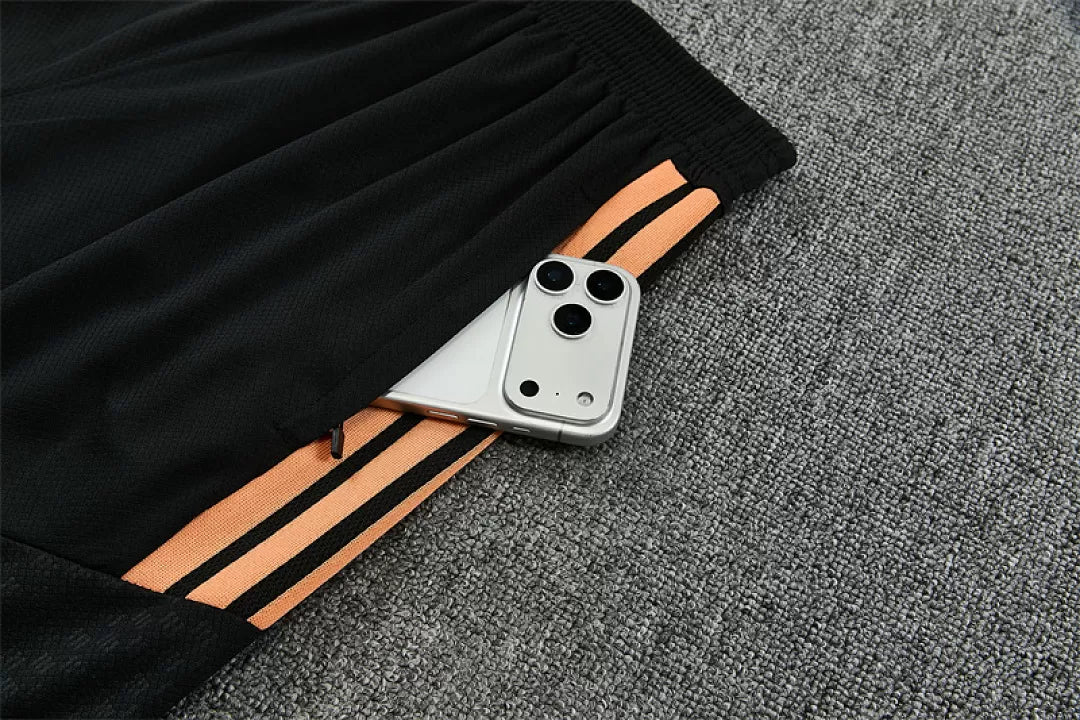 Completino Manica Corta Arsenal 26/27 Uomo Nero | Kit Allenamento