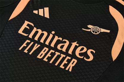 Completino Manica Corta Arsenal 26/27 Uomo Nero | Kit Allenamento