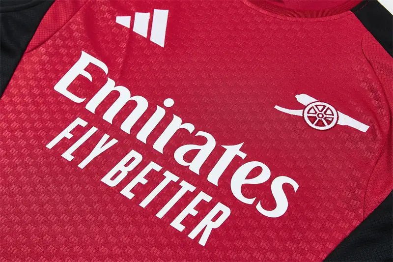 Completino Manica Corta Arsenal 26/27 Uomo Rosso | Kit Allenamento - CalcioVivo