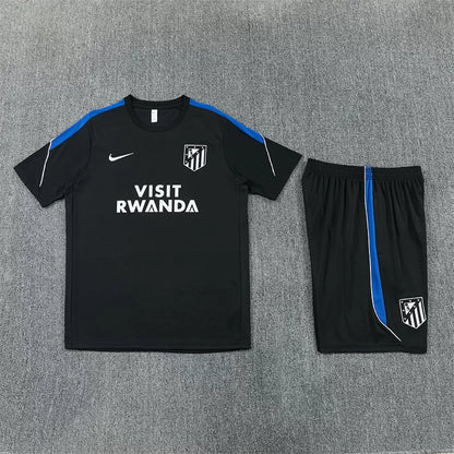 Completino Manica Corta Atletico Madrid 26/27 Uomo Nero | Kit Allenamento