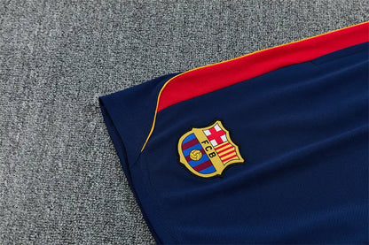 Completino Manica Corta Barcelona 26/27 Uomo Blu Navy | Kit Allenamento - CalcioVivo
