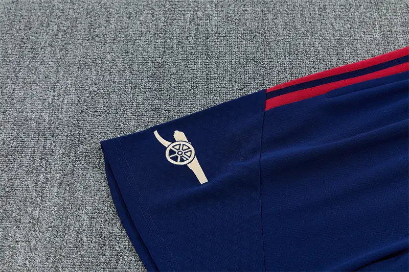 Completino Manica Corta Arsenal 26/27 Uomo Blu Navy e Rosso | Kit Allenamento - CalcioVivo